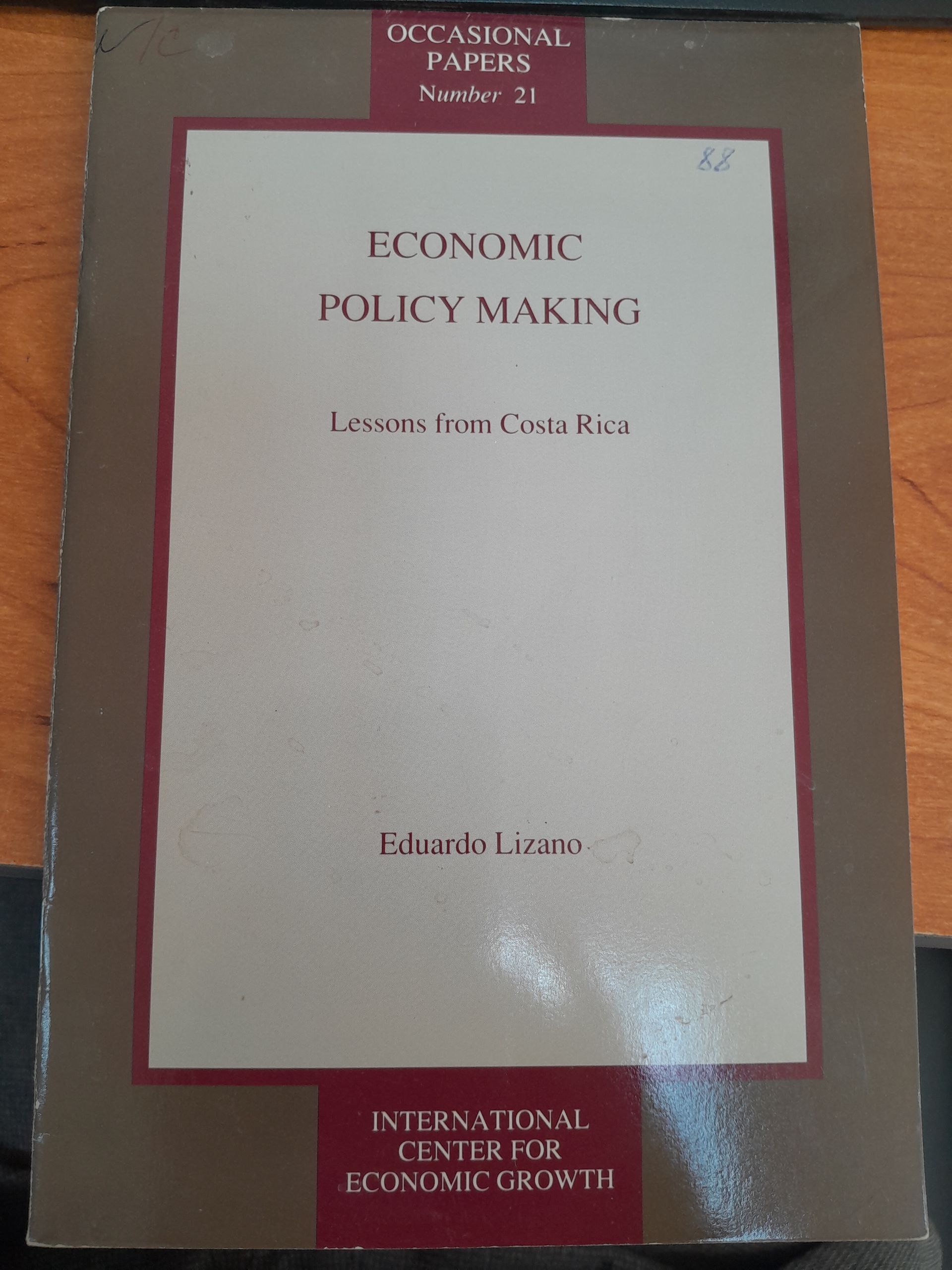 Economic policy making