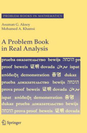 A Problem book in real analysis
