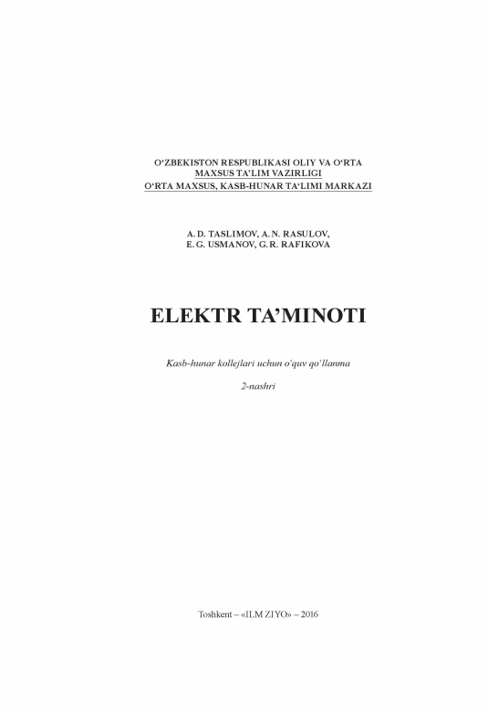 Elektr ta’minoti